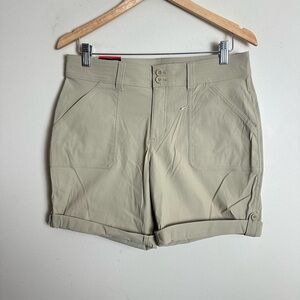 Eddie Bauer Size 8 Women's Khaki Cargo Shorts
